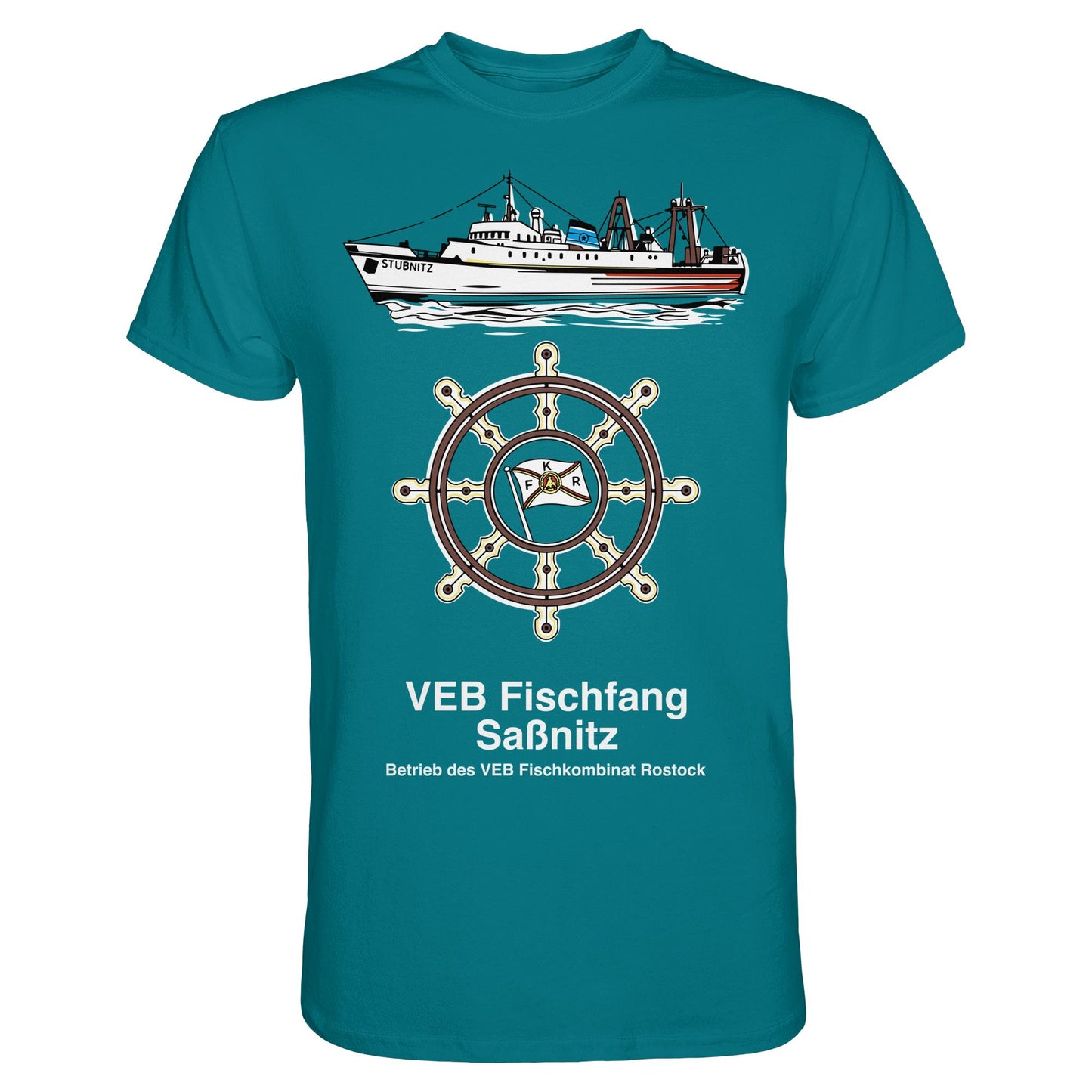 DDR Ostalgie Shirt Unisex • VEB FISCHFANG SASSNITZ