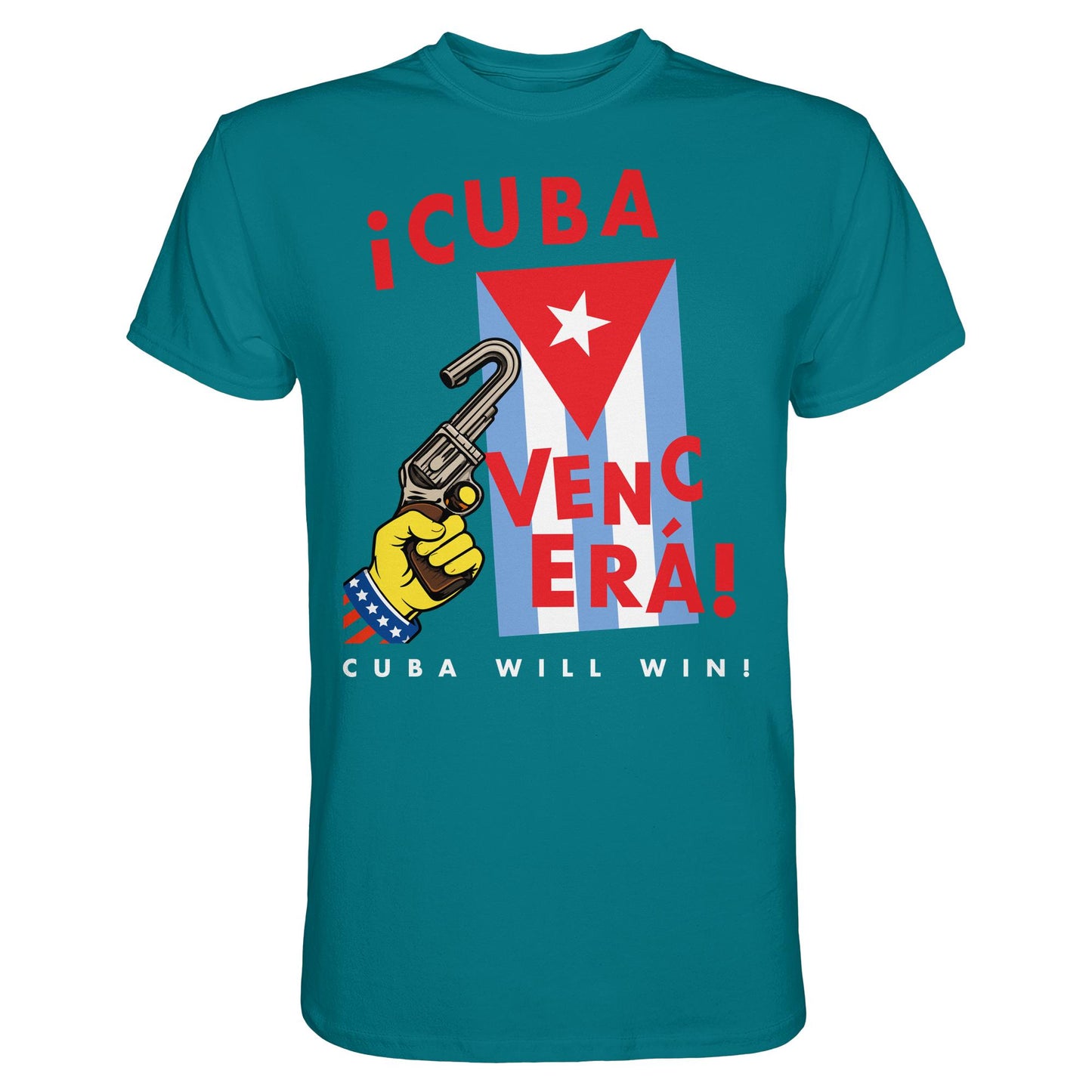 DDR Ostalgie Shirt Unisex • VENCERÁ! CUBA WILL WIN! (ORIGINAL POSTER KUBA)