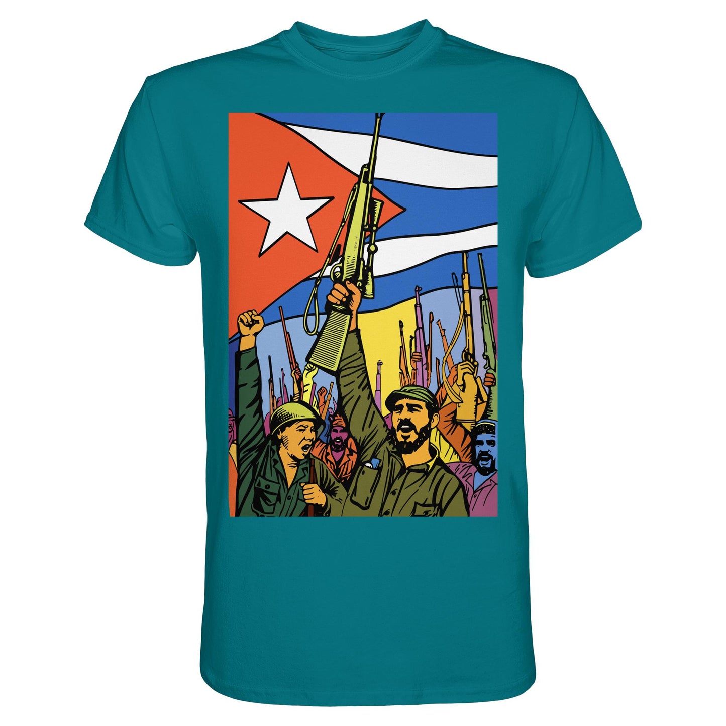 DDR Ostalgie Shirt Unisex • KUBANISCHE REVOLUTION (ORIGINAL POSTER)