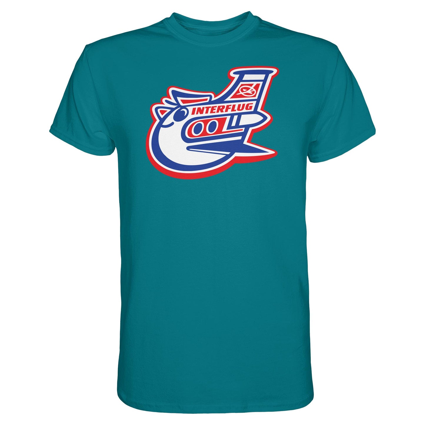 DDR Ostalgie Shirt Unisex • INTERFLUG (ORIGINAL PIN)