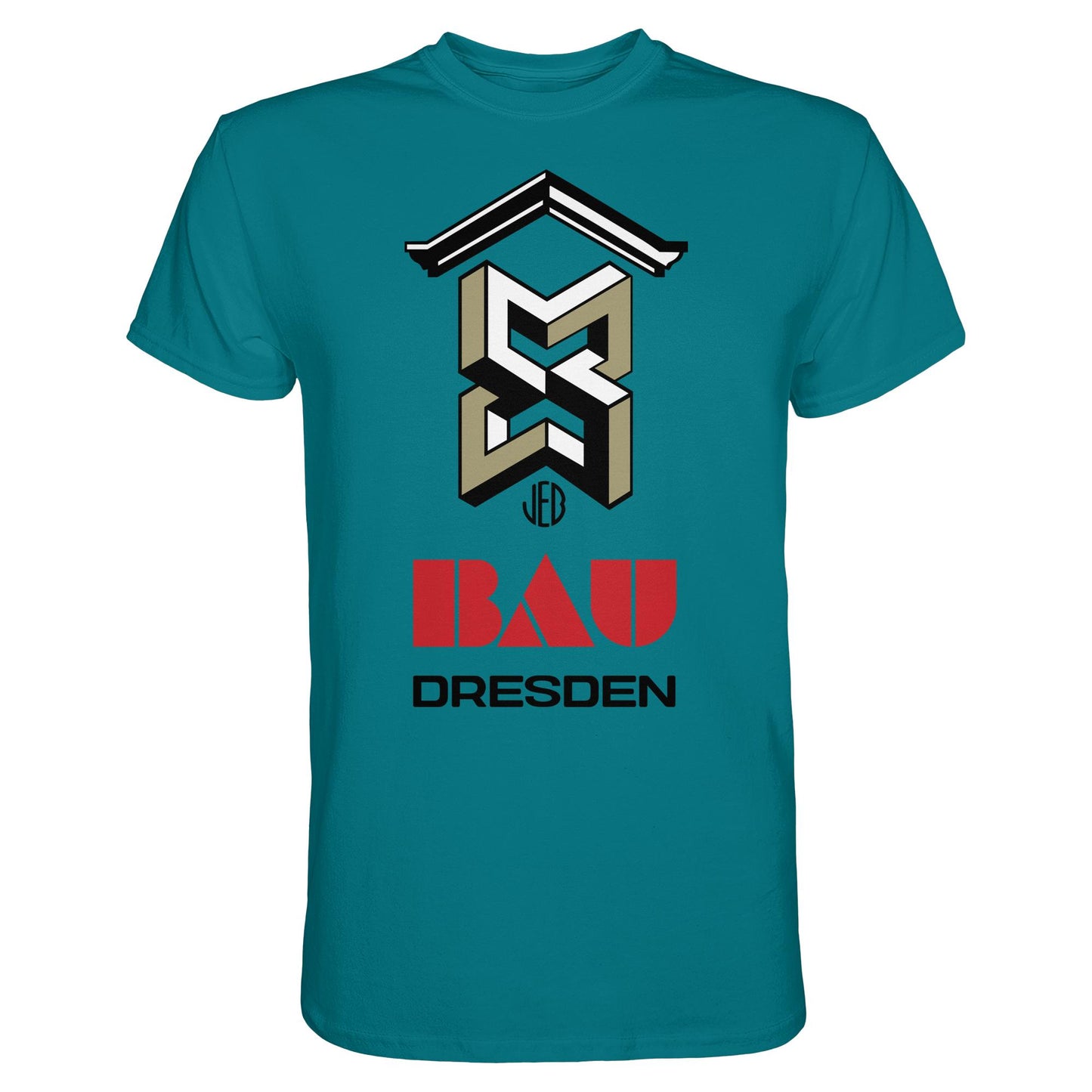 DDR Ostalgie Shirt Unisex • VEB BAU DRESDEN