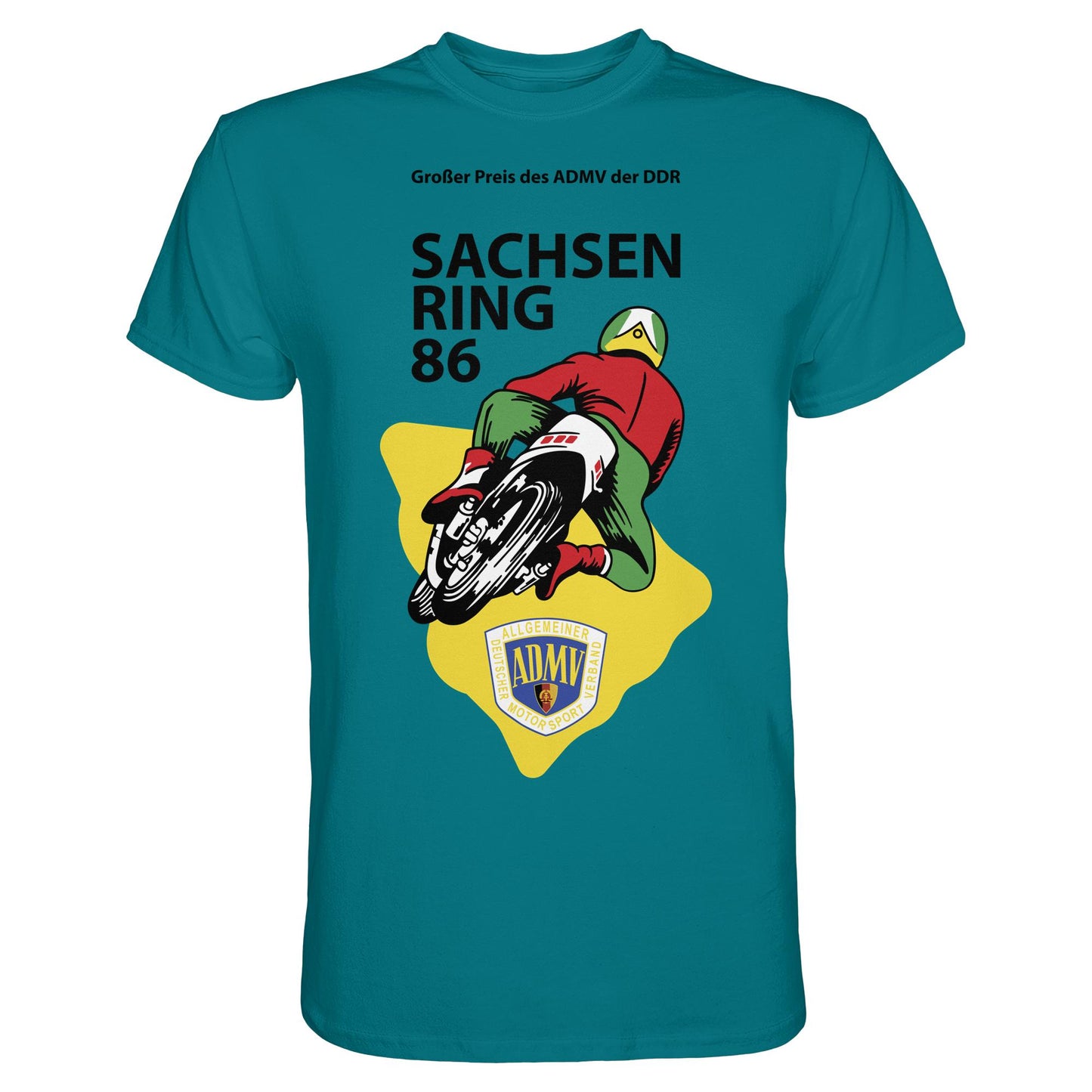 DDR Ostalgie Shirt Unisex • GROSSER PREIS DER DDR - SACHSENRING 1986