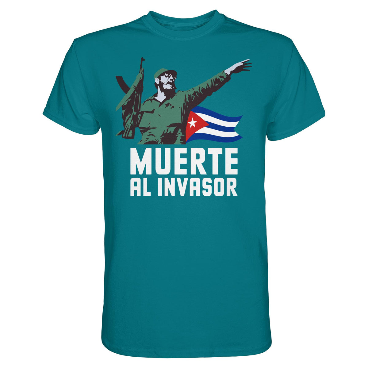 DDR Ostalgie Shirt Unisex • KUBA - MUERTE AL INVASOR