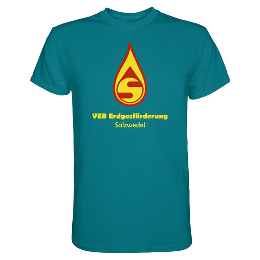 DDR Ostalgie Shirt Unisex • VEB ERDGASFÖRDERUNG SALZWEDEL