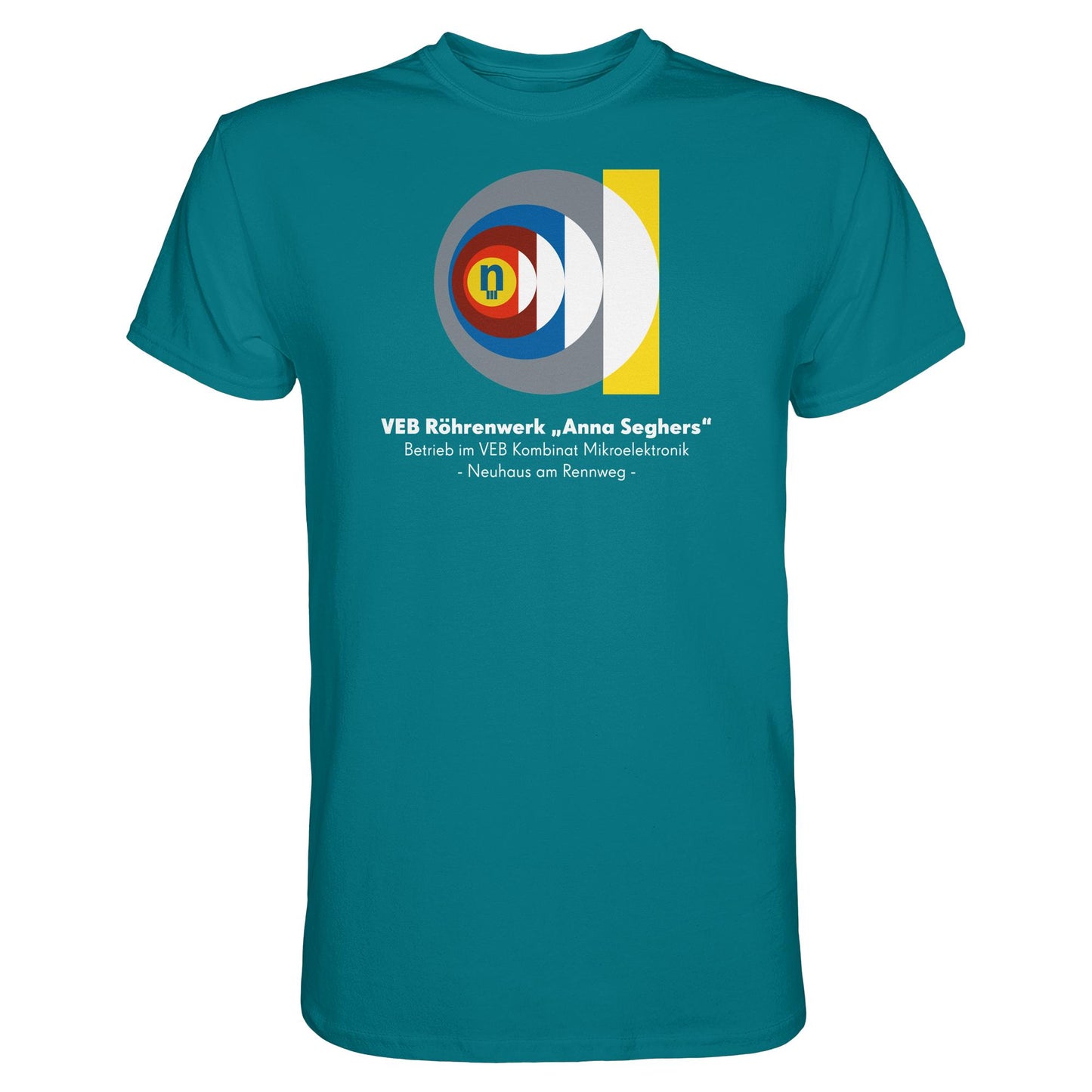 DDR Ostalgie Shirt Unisex • VEB RÖHRENWERK ANNA SEGHERS - NEUHAUS