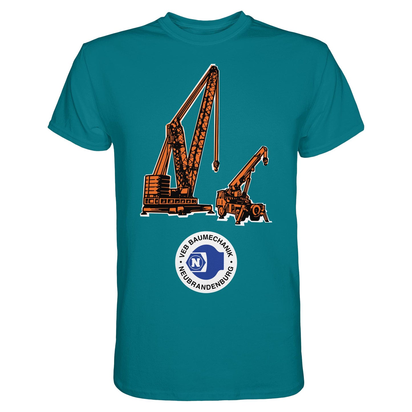 DDR Ostalgie Shirt Unisex • VEB BAUMECHANIK NEUBRANDENBURG