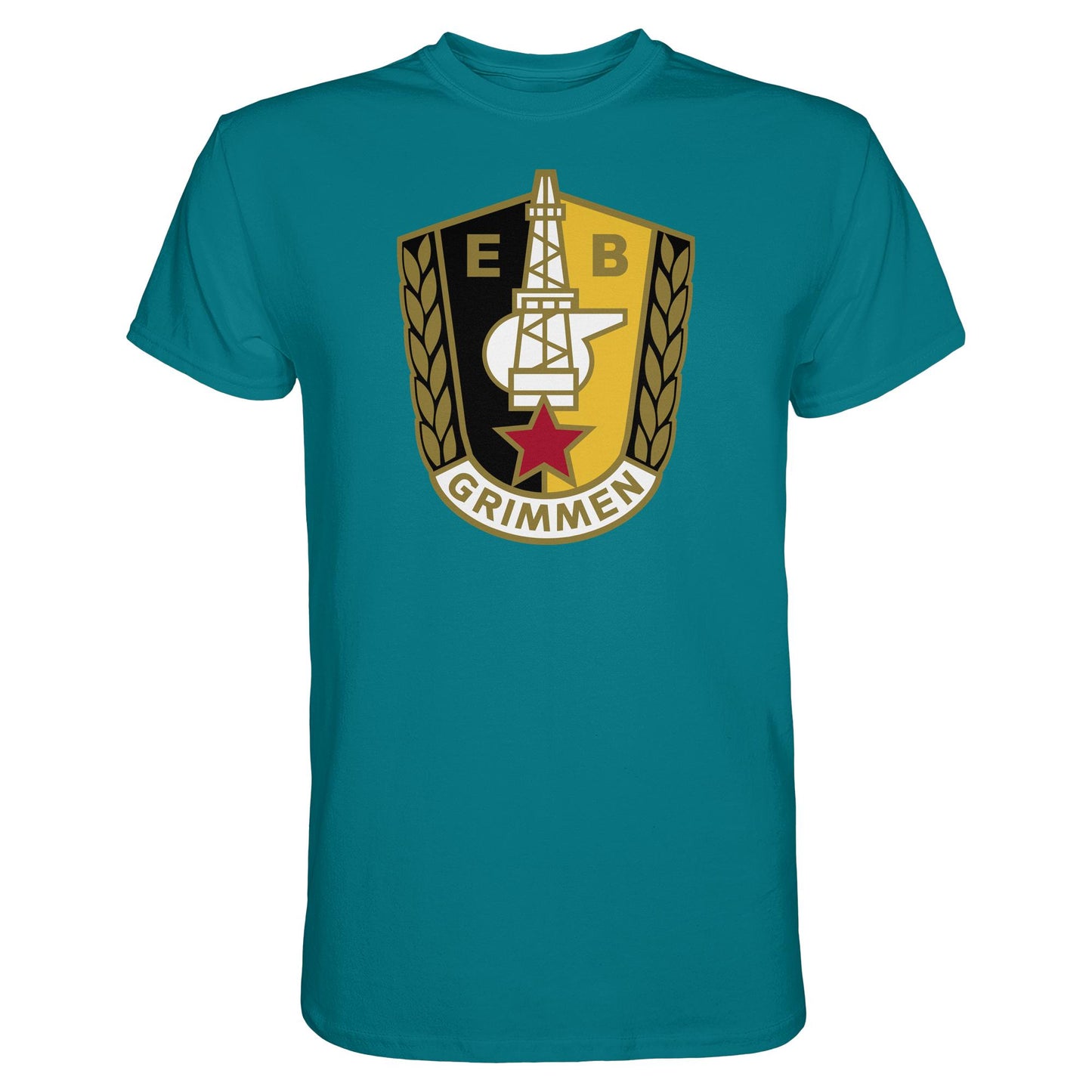 DDR Ostalgie Shirt Unisex • ERDÖL, ERDGAS GRIMMEN