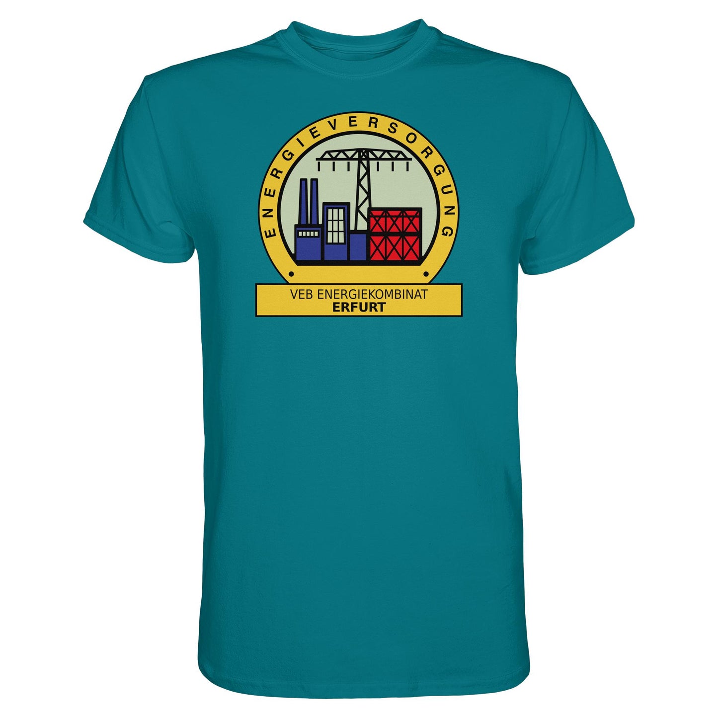 DDR Ostalgie Shirt Unisex • VEB ENERGIEKOMBINAT ERFURT