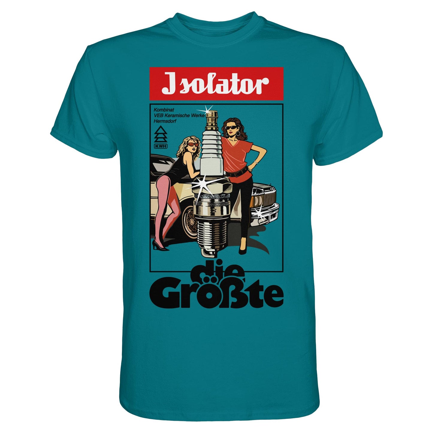 DDR Ostalgie Shirt Unisex • ISOLATOR - DIE GRÖSSTE (ORIGINAL POSTER)