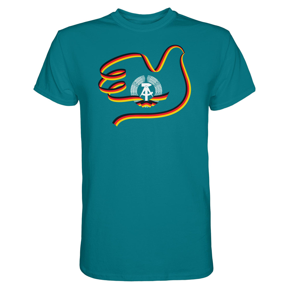 DDR Ostalgie Shirt Unisex • DDR - 40 JAHRE FRIEDEN IN DEUTSCHLAND (ORIGINAL-PLAKAT)