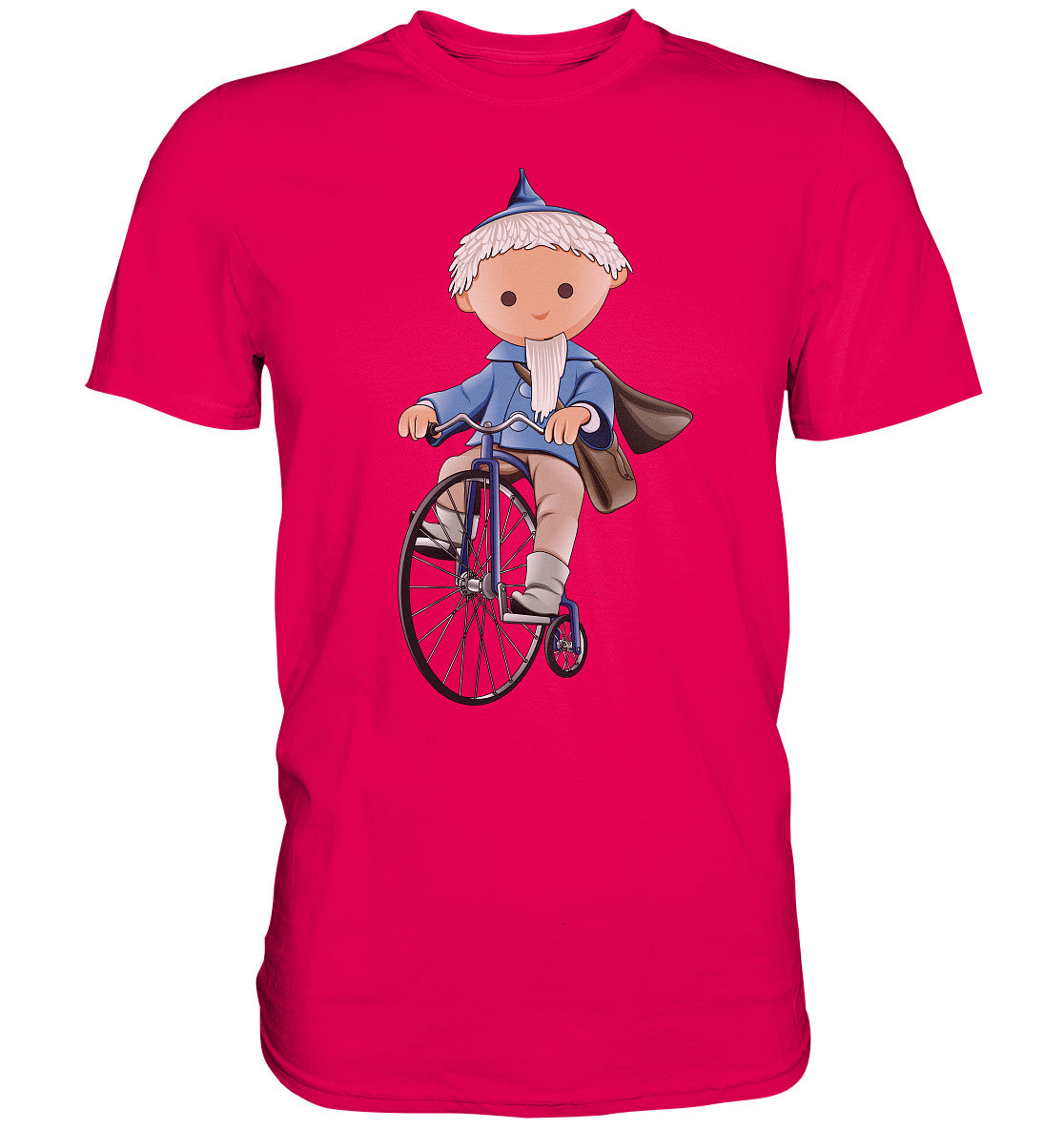 DDR Ostalgie Shirt Unisex • UNSER SANDMÄNNCHEN - AUF DEM HOCHRAD - BLAU (PU-97, 1969)