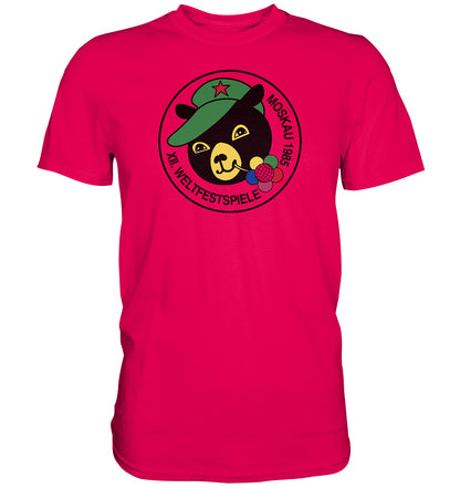 DDR Ostalgie Shirt Unisex • WELTFESTSPIELE, MOSKAU 1985