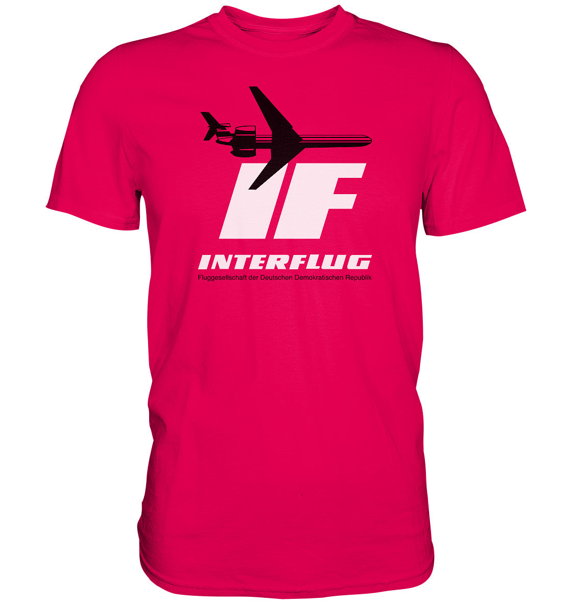 DDR Ostalgie Shirt Unisex • IF - INTERFLUG DDR - ORIGINAL WERBUNG