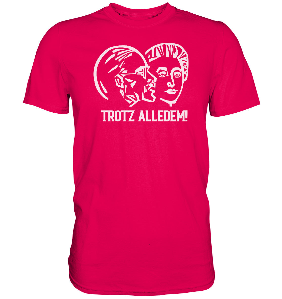 DDR Ostalgie Shirt Unisex • DDR STAATSRATSGEBÄUDE - TROTZ ALLEDEM!