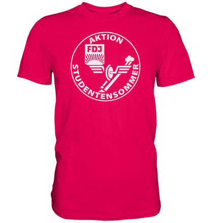 DDR Ostalgie Shirt Unisex • FDJ AKTION STUDENTENSOMMER