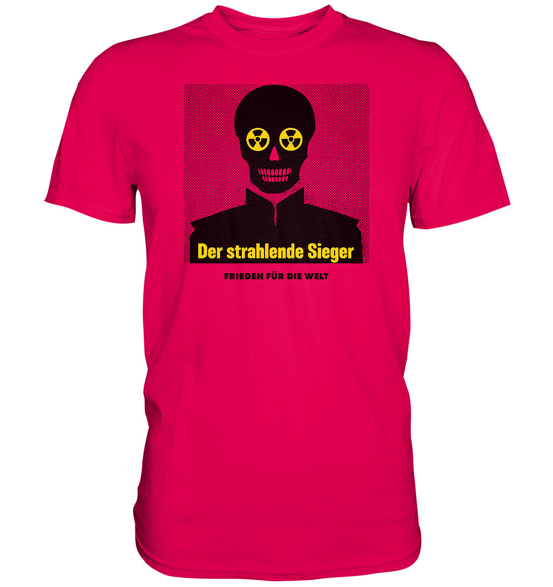 DDR Ostalgie Shirt Unisex • DER STRAHLENDE SIEGER - FRIEDEN FÜR DIE WELT!
