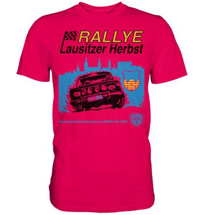 PREMIUM SHIRT UNISEX • RALLYE LAUSITZER HERBST, MOTORSPORTCLUB BAUTZEN