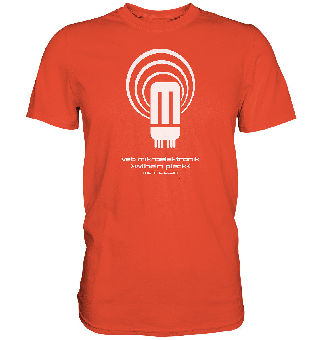 DDR Ostalgie Shirt Unisex • VEB MIKROELEKTRONIK WILHELM PIECK MÜHLHAUSEN