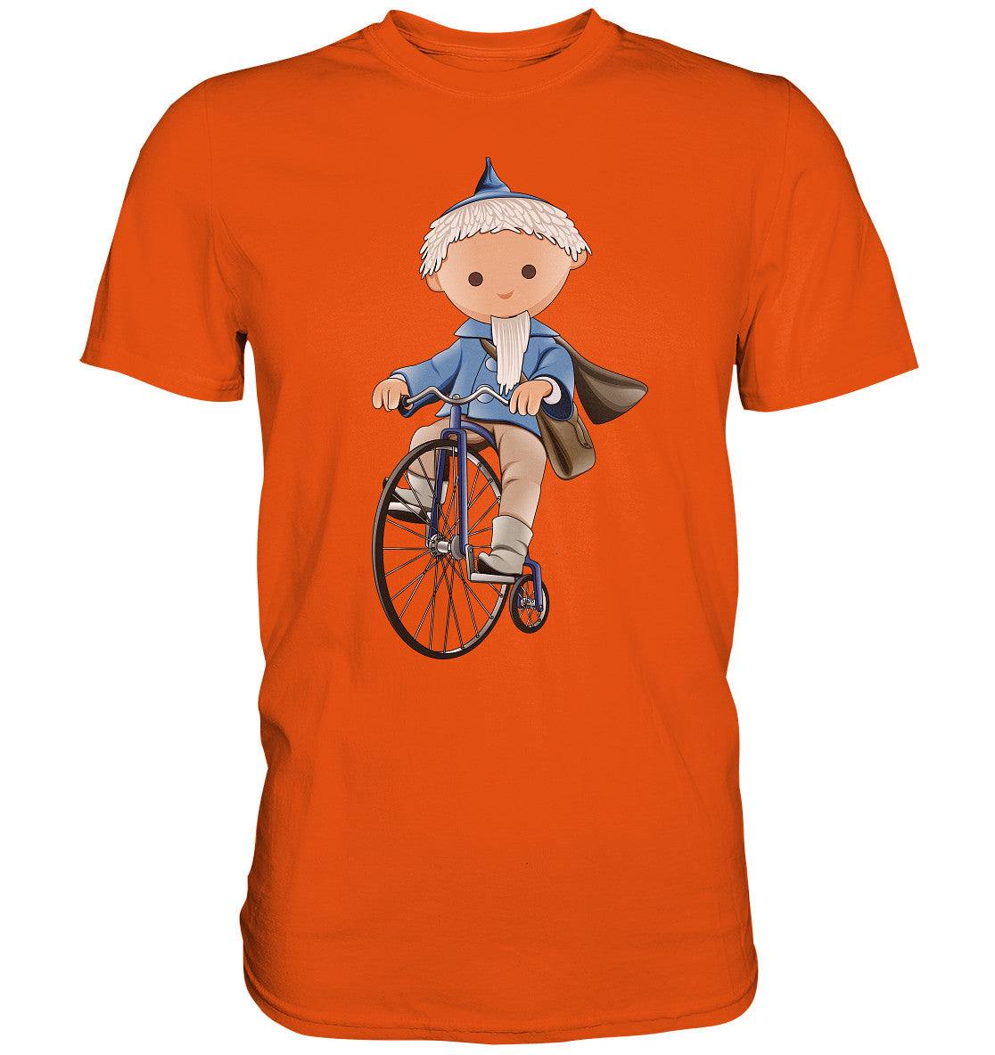DDR Ostalgie Shirt Unisex • UNSER SANDMÄNNCHEN - AUF DEM HOCHRAD - BLAU (PU-97, 1969)