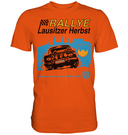 PREMIUM SHIRT UNISEX • RALLYE LAUSITZER HERBST, MOTORSPORTCLUB BAUTZEN