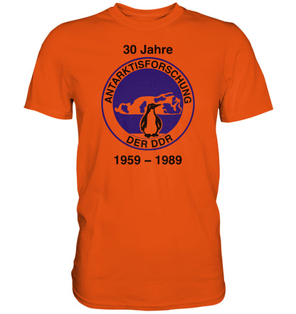 PREMIUM SHIRT UNISEX • 30 JAHRE ANTARKTISFORSCHUNG DER DDR - 1989