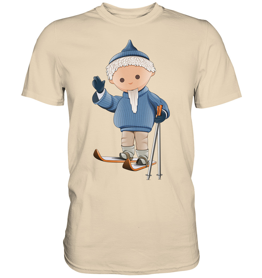 DDR Ostalgie Shirt Unisex • UNSER SANDMÄNNCHEN - AUF SKIERN (PU 422)