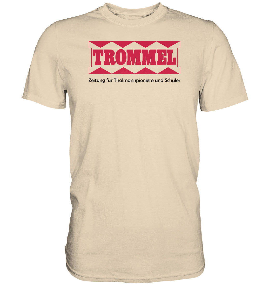 DDR Ostalgie Shirt Unisex • PIONIERZEITUNG TROMMEL