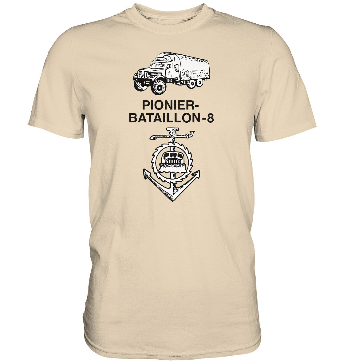 DDR Ostalgie Shirt Unisex • NVA PIONIERBATAILLON 8