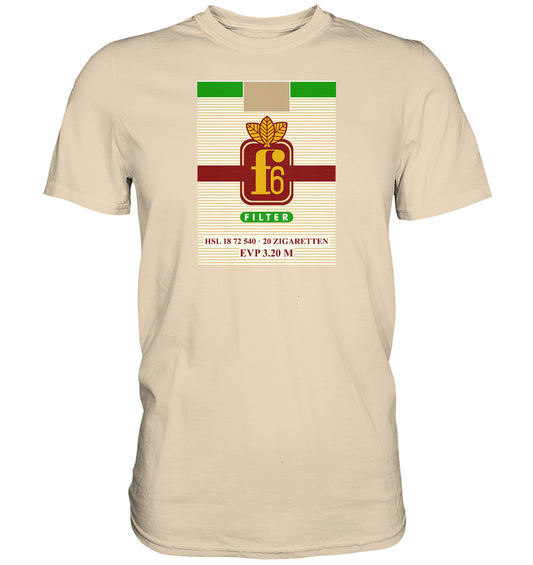 DDR Ostalgie Shirt Unisex • F6 FILTER ZIGARETTEN