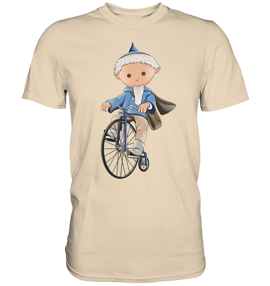 DDR Ostalgie Shirt Unisex • UNSER SANDMÄNNCHEN - AUF DEM HOCHRAD - BLAU (PU-97, 1969)