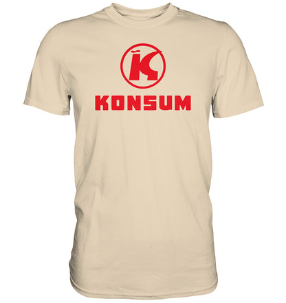 DDR Ostalgie Shirt Unisex • KONSUM - hell