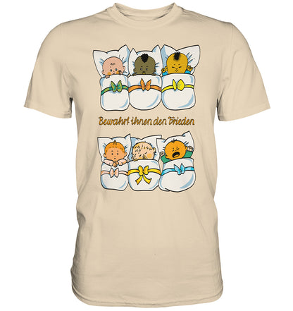 DDR Ostalgie Shirt Unisex • BEWAHRT IHNEN DEN FRIEDEN (DDR ORIGINAL-PLAKAT)