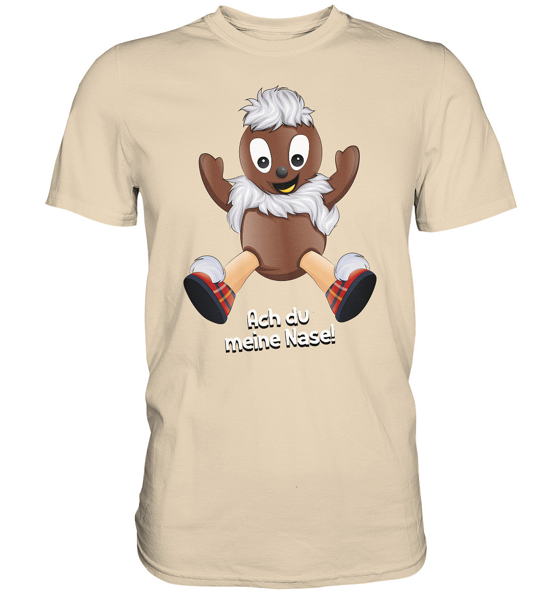 DDR Ostalgie Shirt Unisex • UNSER SANDMÄNNCHEN - PITTIPLATSCH - ACH DU MEINE NASE!