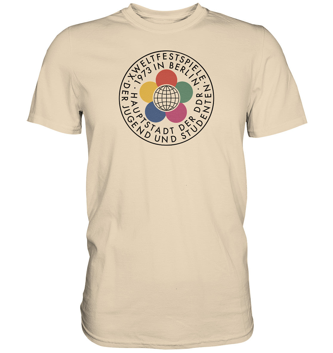 DDR Ostalgie Shirt Unisex •  WELTFESTSPIELE 1973 - hell