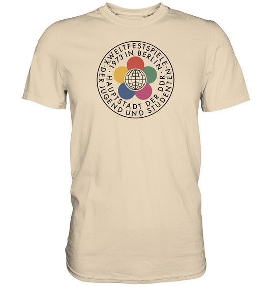 DDR Ostalgie Shirt Unisex •  WELTFESTSPIELE 1973 - hell