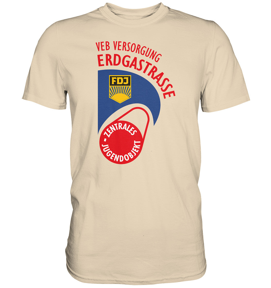 DDR Ostalgie Shirt Unisex • VEB VERSORGUNG ERDGASTRASSE