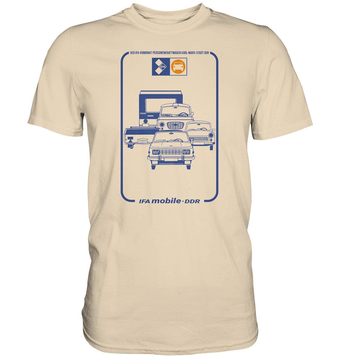 DDR Ostalgie Shirt Unisex • VEB IFA-KOMBINAT PKW KARL-MARX-STADT