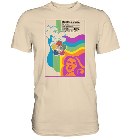 DDR Ostalgie Shirt Unisex • WELTFESTSPIELE BERLIN, DDR 1973