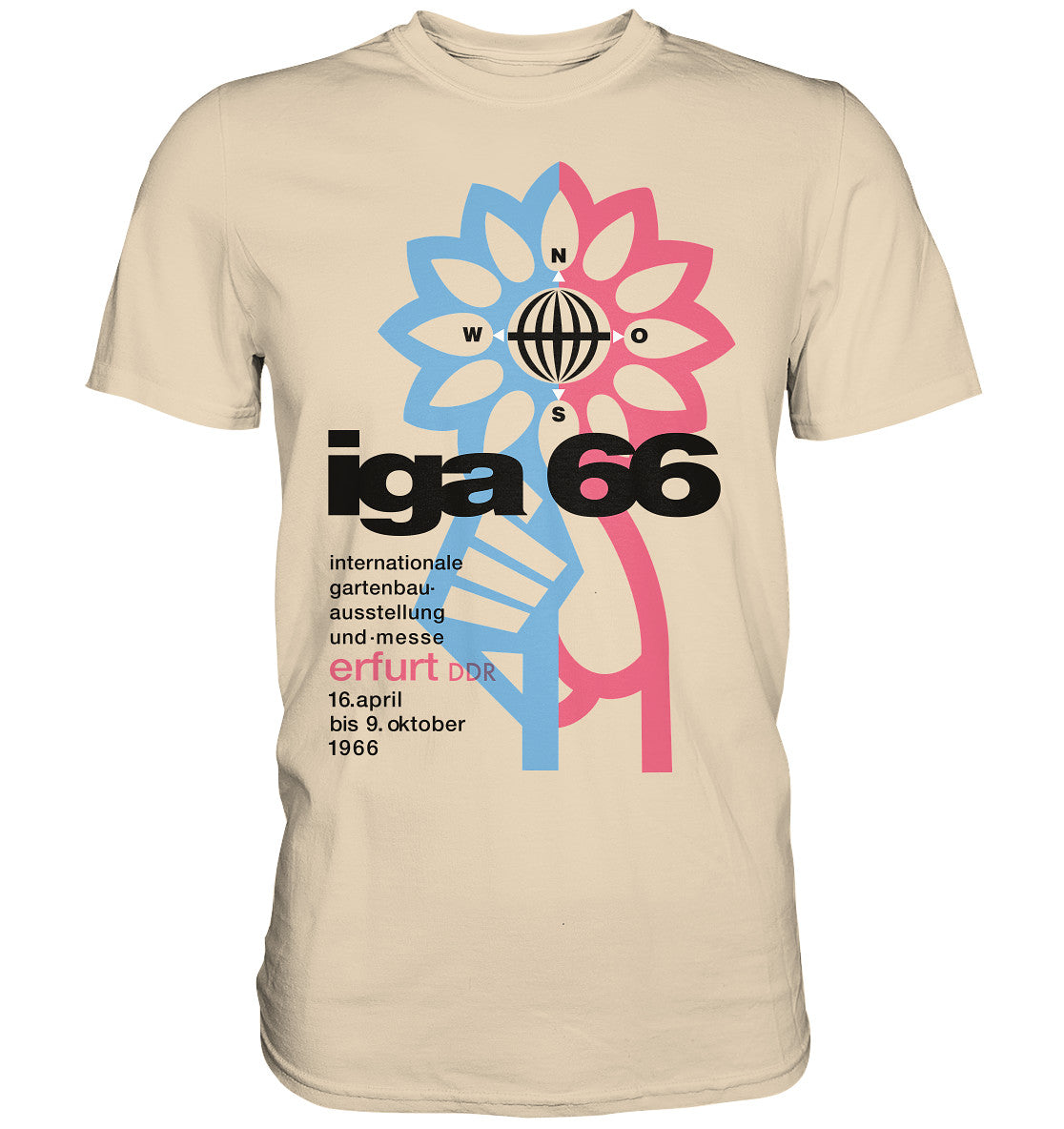 DDR Ostalgie Shirt Unisex • IGA ERFURT 1966