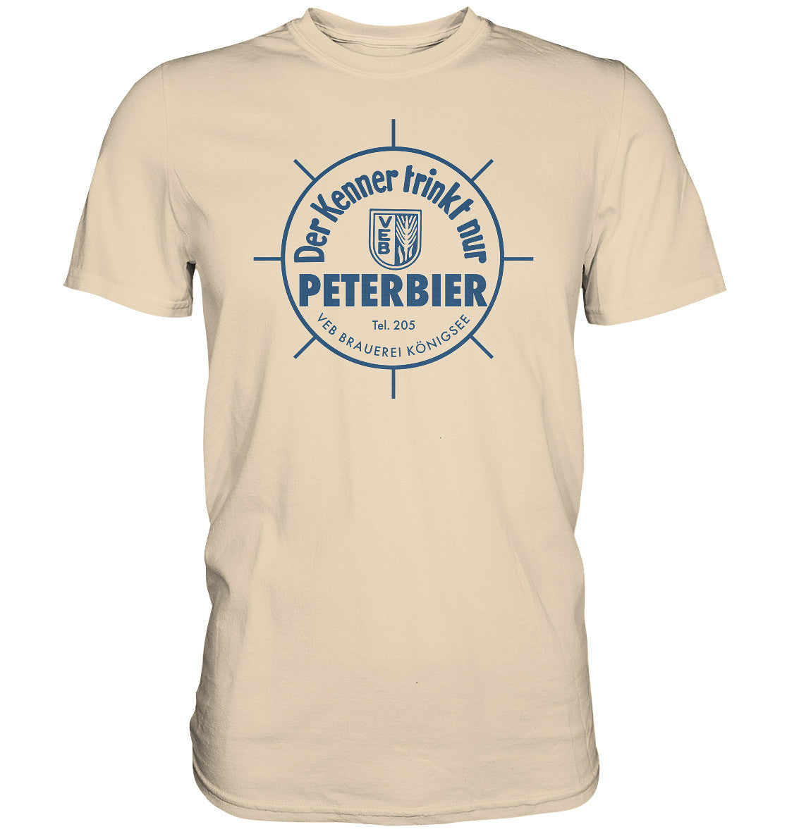 DDR Ostalgie Shirt Unisex • PETERBIER - VEB BRAUEREI KÖNIGSEE