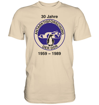 PREMIUM SHIRT UNISEX • 30 JAHRE ANTARKTISFORSCHUNG DER DDR - 1989