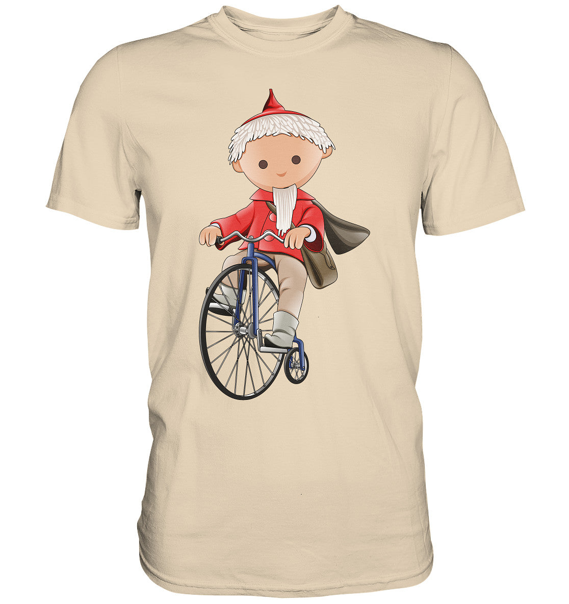 DDR Ostalgie Shirt Unisex • UNSER SANDMÄNNCHEN - AUF DEM HOCHRAD - ROT (PU-97, 1969)