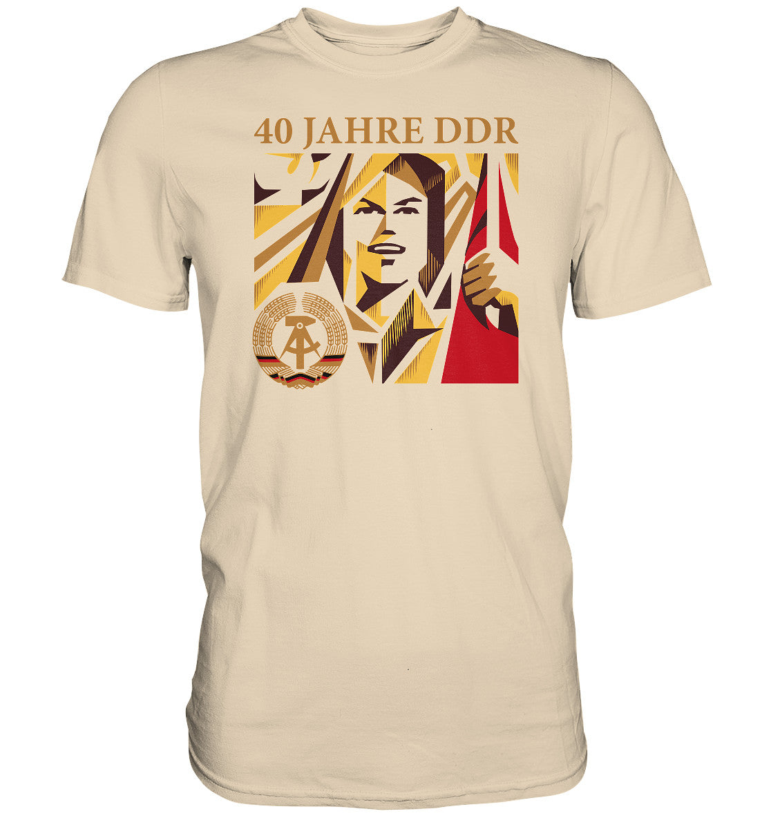 DDR Ostalgie Shirt Unisex • 40 JAHRE DDR - BRIEFMARKE
