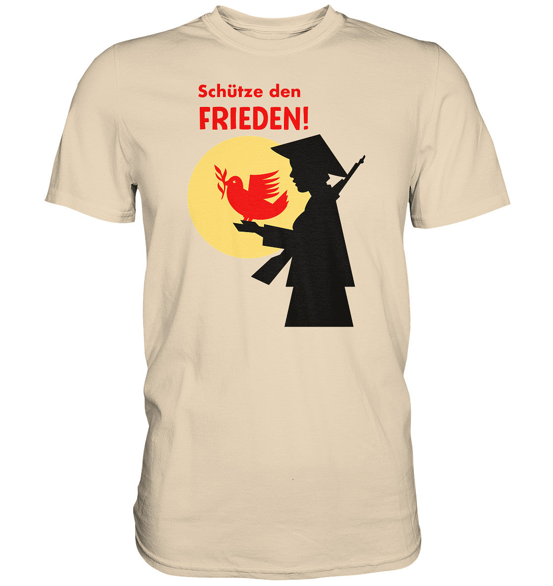 DDR Ostalgie Shirt Unisex • SCHÜTZE DEN FRIEDEN! SOLIDARITÄT MIT VIETNAM