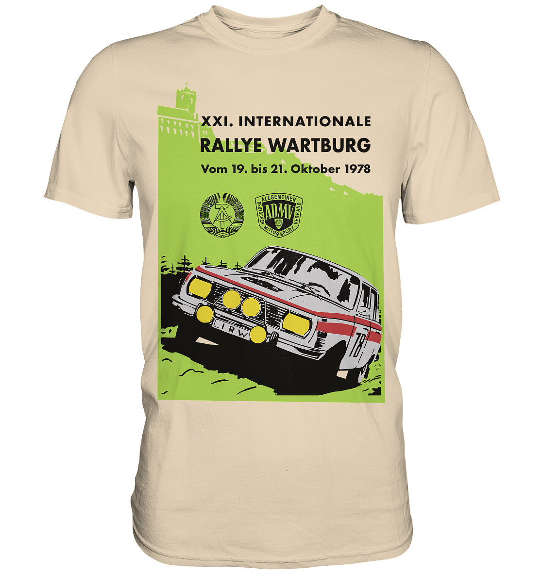 PREMIUM SHIRT UNISEX • INTERNATIONALE RALLYE WARTBURG - 1978