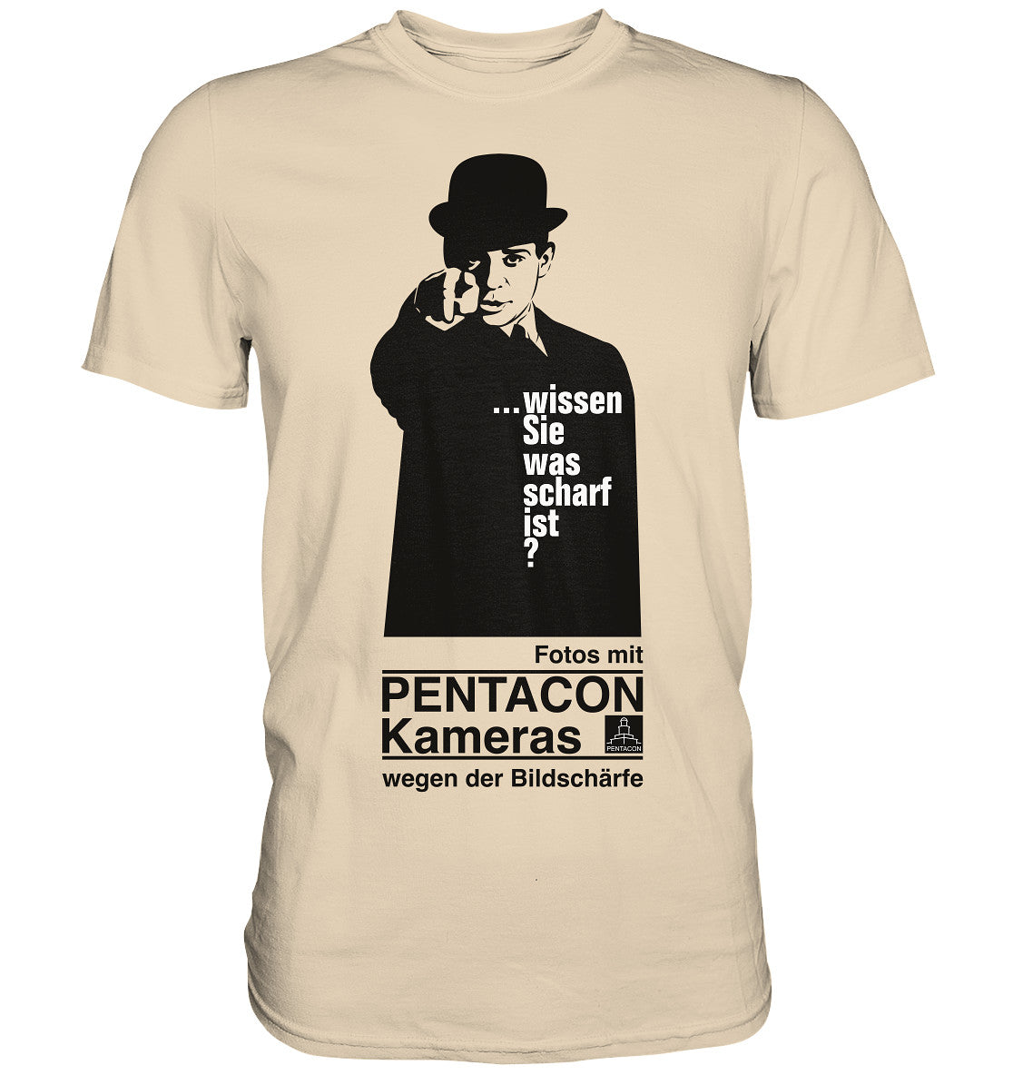 DDR Ostalgie Shirt Unisex • PENTACON - WISSEN SIE WAS SCHARF IST