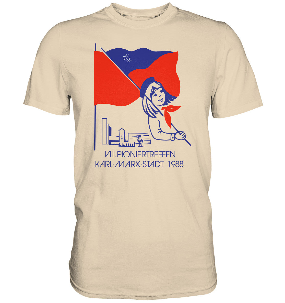 DDR Ostalgie Shirt Unisex • 8. PIONIERTREFFEN KARL-MARX-STADT 1988