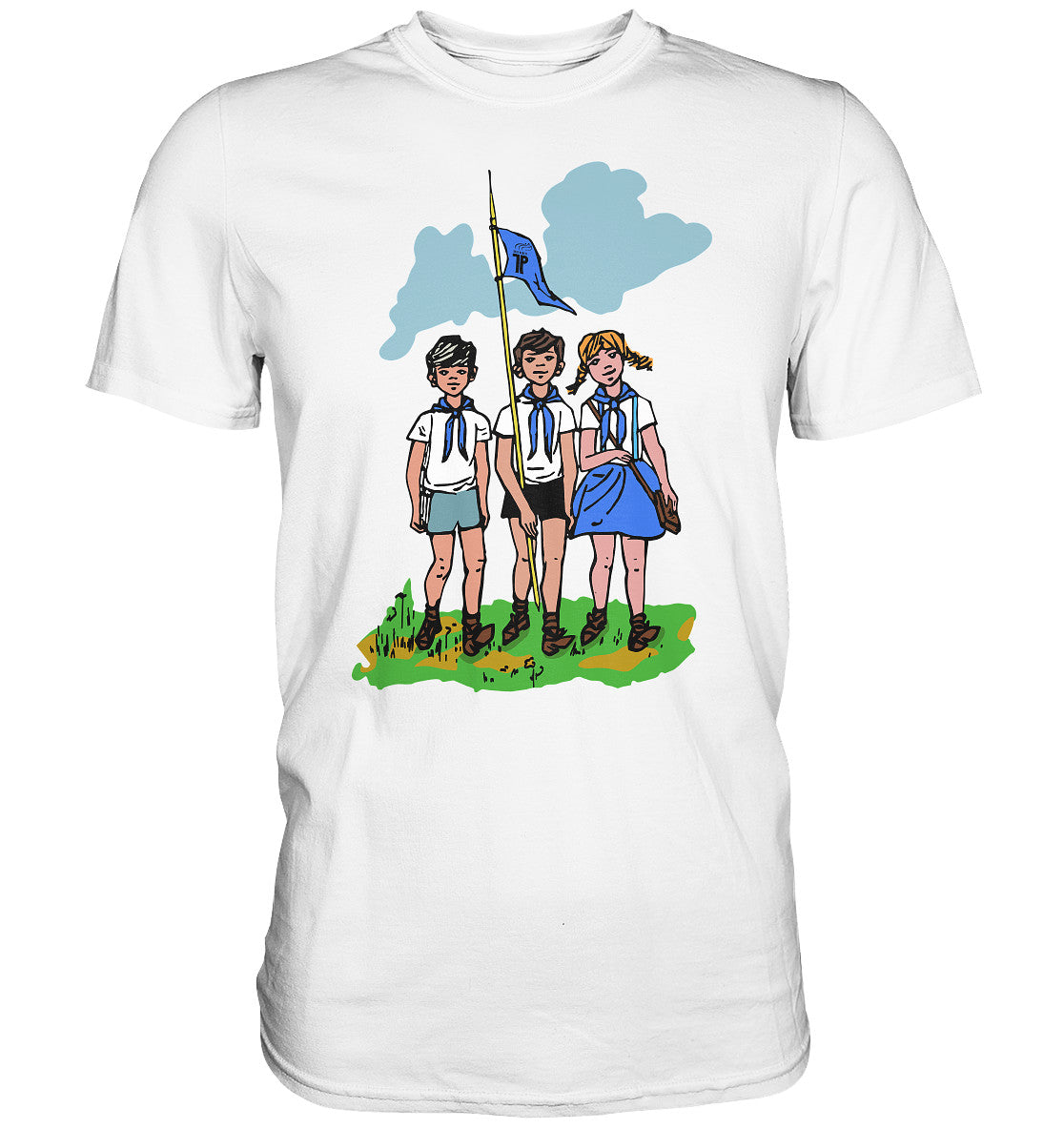 DDR Ostalgie Shirt Unisex • JUNGE PIONIERE - PIONIERAUSWEIS