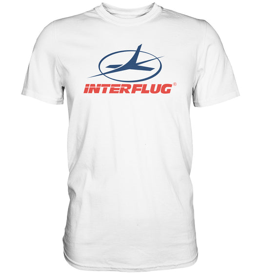 DDR Ostalgie Shirt Unisex • DDR INTERFLUG LOGO