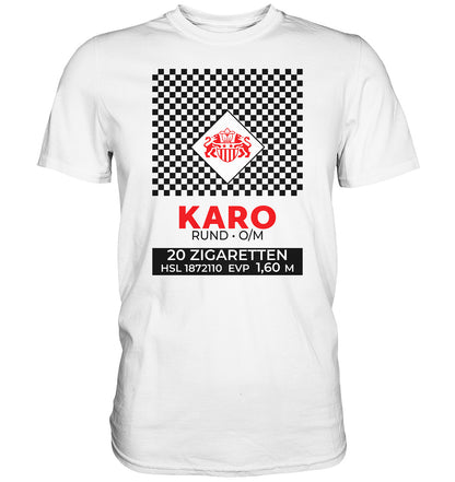 DDR Ostalgie Shirt Unisex • KARO ZIGARETTEN